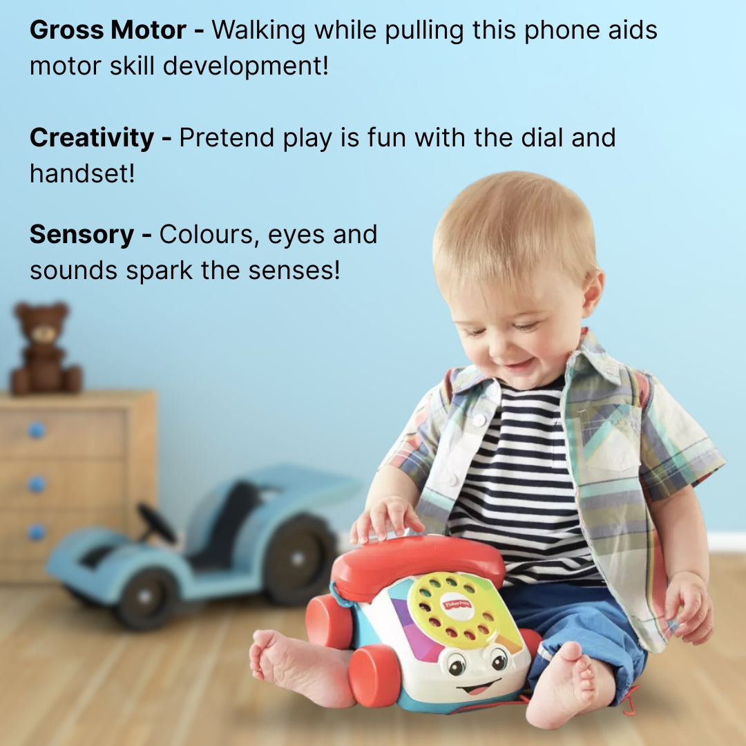 Fisher-Price Toddler Pull Toy Chatter Telephone