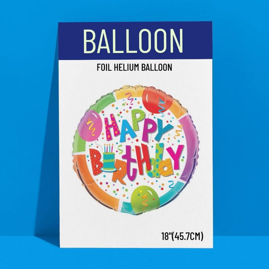 18IN Birthday Jamboree Foil Balloon