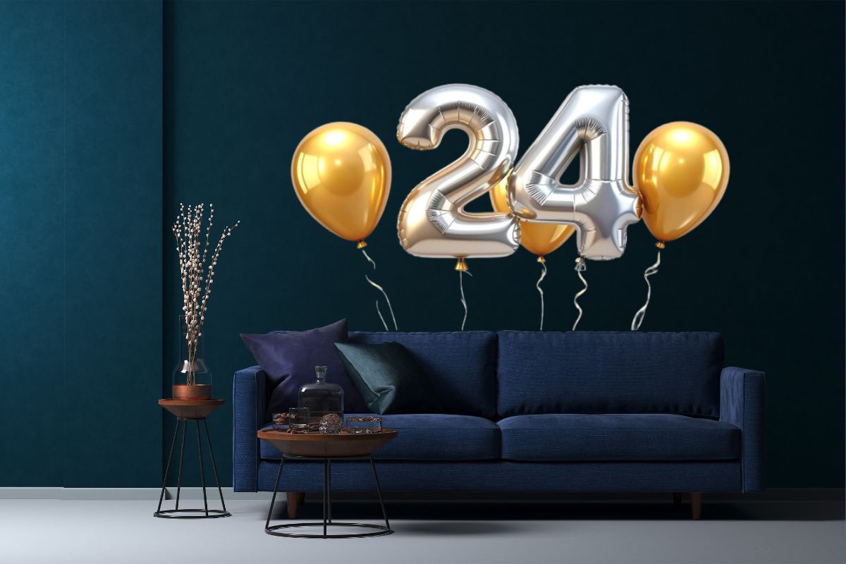 34 inch Helium Inflated Number Balloons