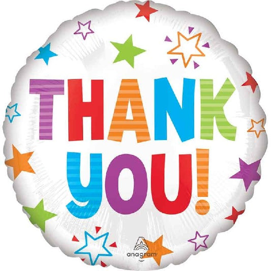 18IN THANK YOU BALLOON  026635430081