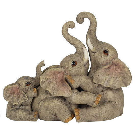 Elephant family ornament