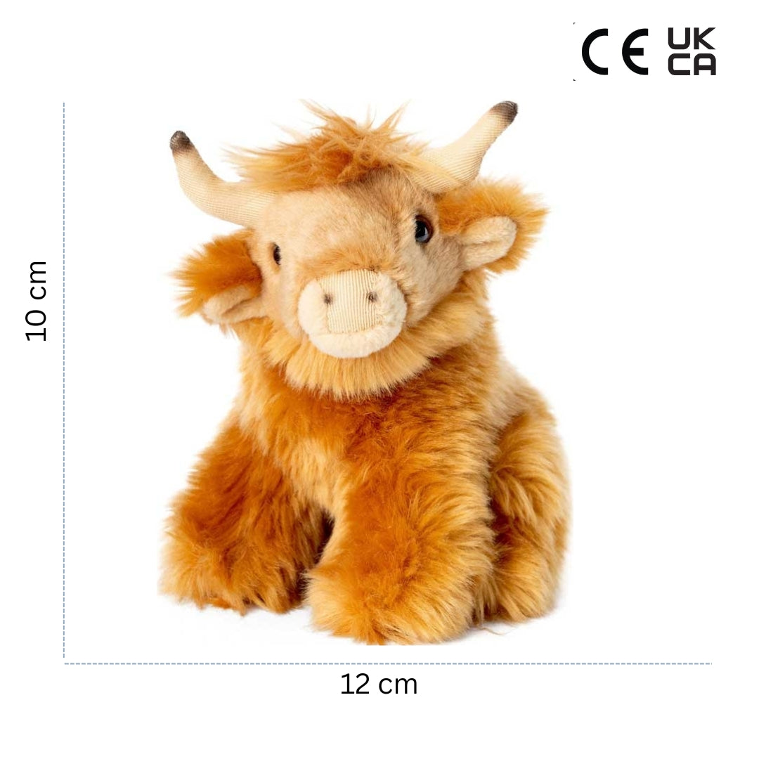 Highland cow plush toy