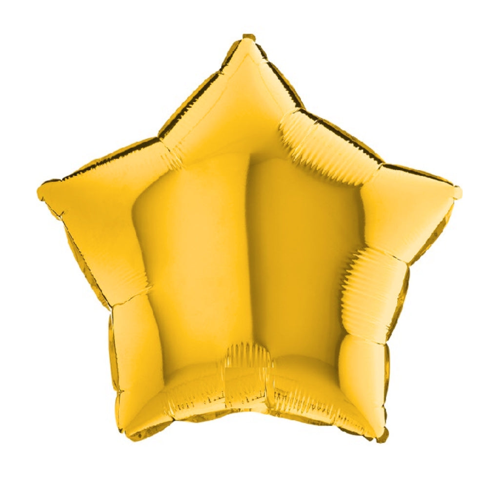 18in Gold star Foil balloon