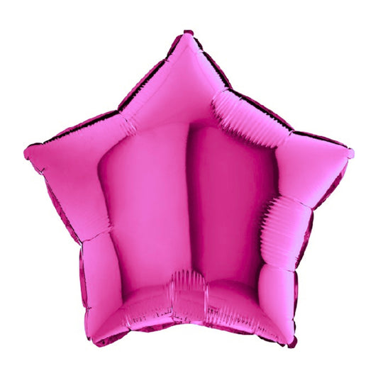 18in Pink star Foil balloon