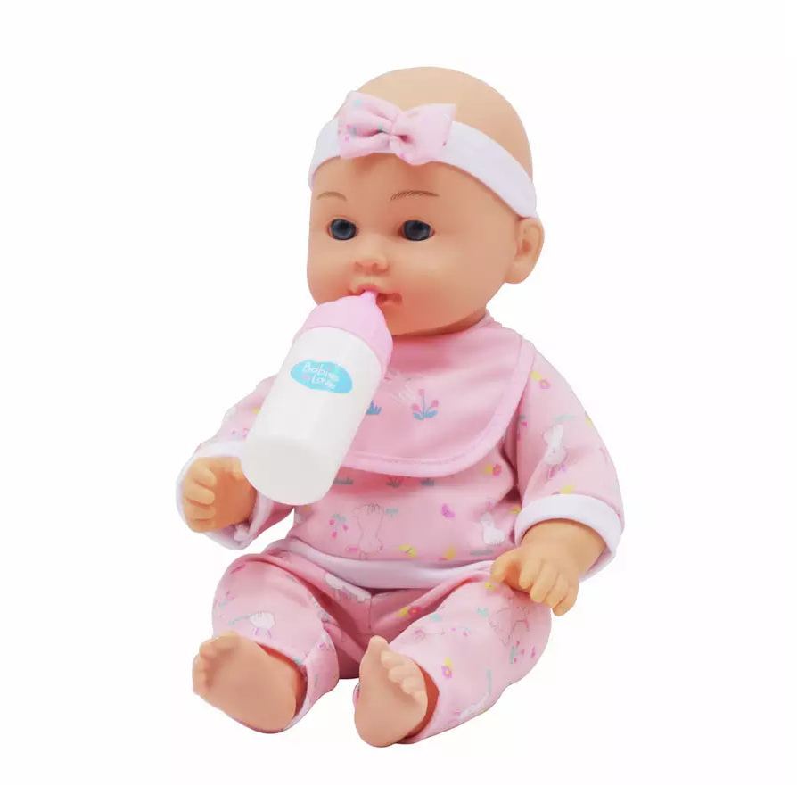 Chad Valley Marnie Baby Doll Drink & Wet Set 30cm