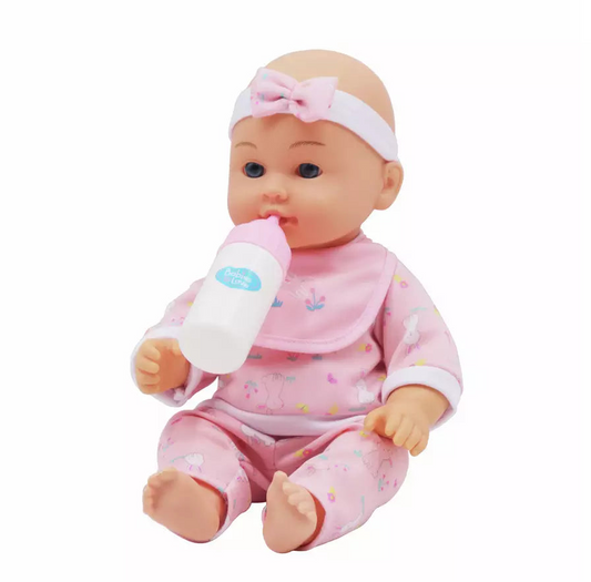Chad Valley Marnie Baby Doll Drink & Wet Set 30cm
