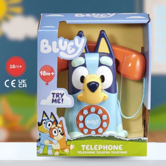 Bluey Telephone Interactive Roleplay Realistic Electronic Phone Toy