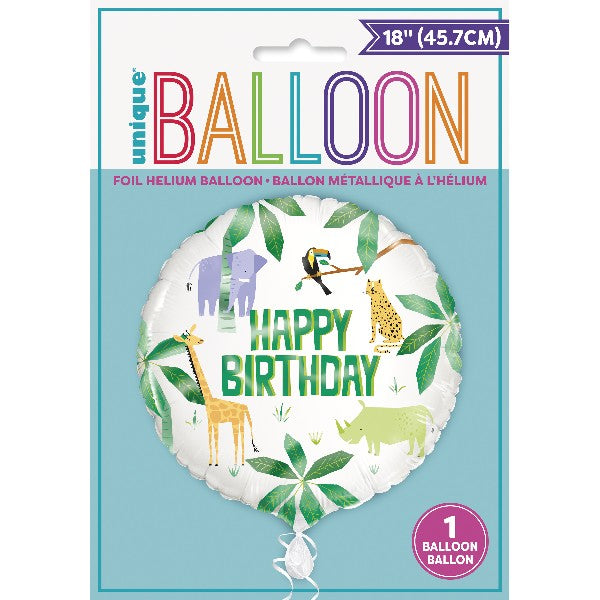 18inch Animal Safari Balloon Birthday Balloon