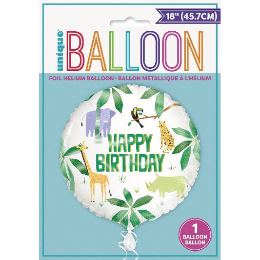 18inch Animal Safari Balloon Birthday Balloon
